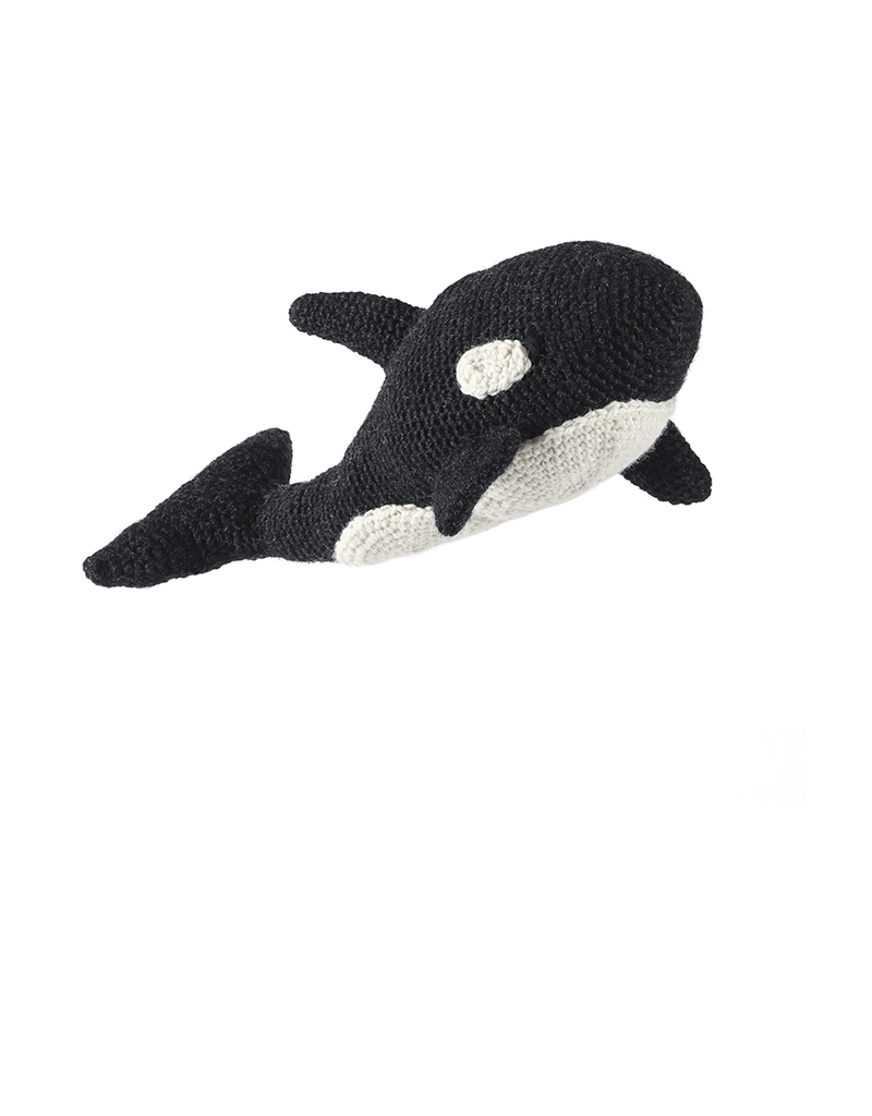 toft ed's animal Florence the Orca amigurumi crochet